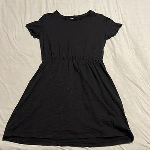 Black Cotton T-shirt Dress, Old Navy